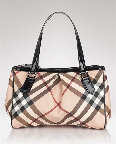 authentic burberry nova check tote|Burberry medium top handle tote.